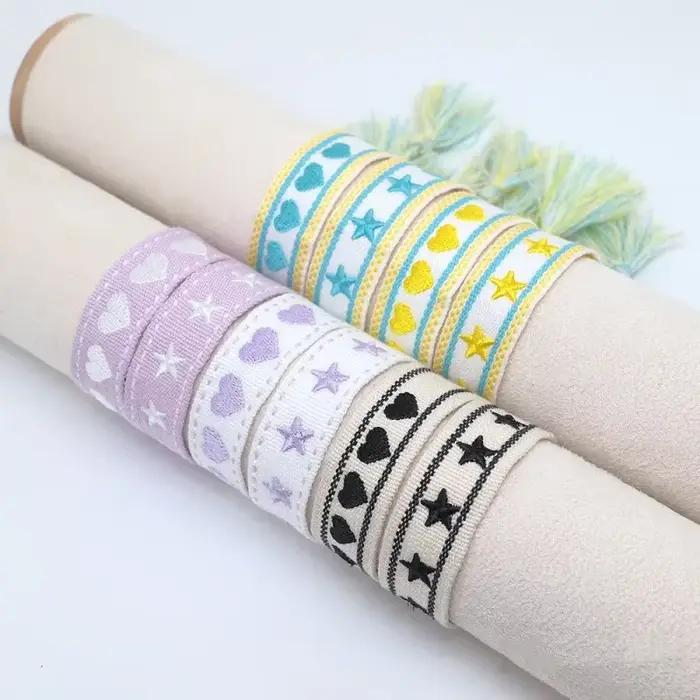 Bracelet avec Logo étoile brodé de Style ethnique bohémien pour femmes