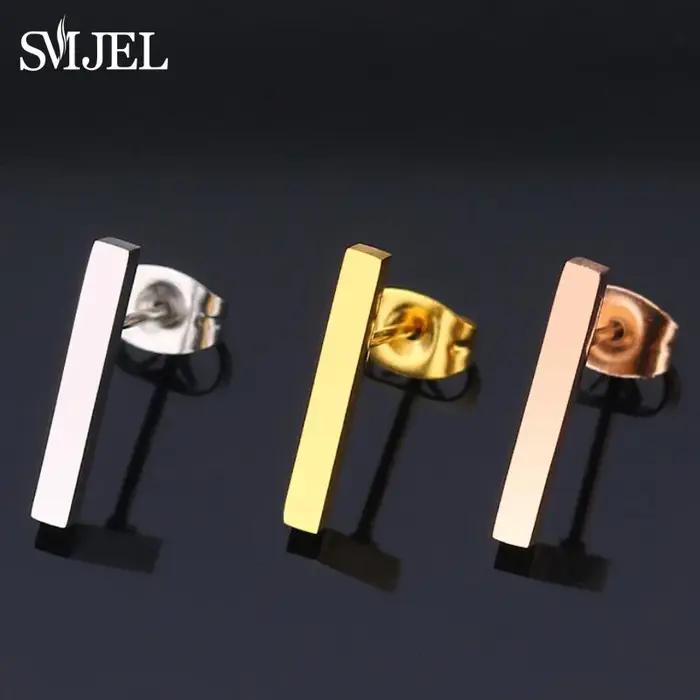SMJEL Nouveauté 2026 Boucles d'oreilles simples en T pour femmes