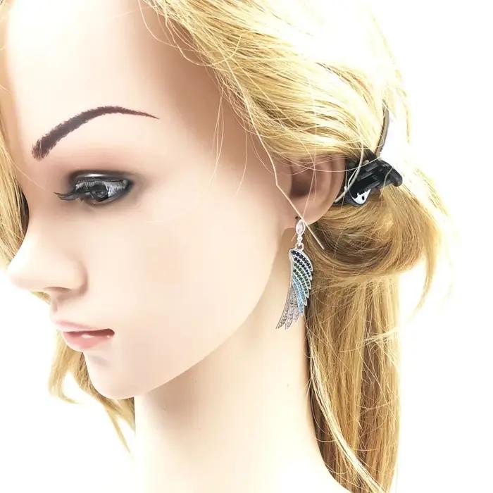 Boucles d'oreilles en forme d'aile d'oiseau