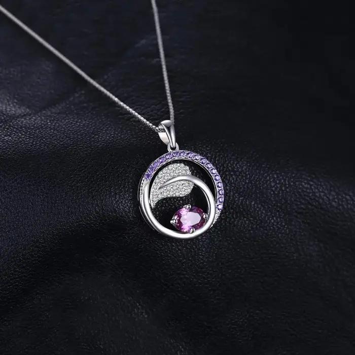 Collier avec pendentif en argent Sterling 925 pour femme