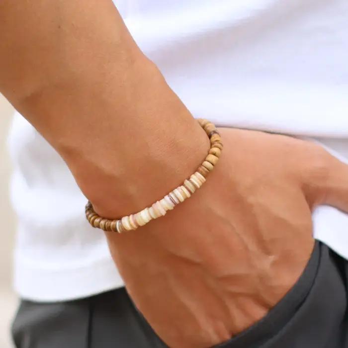 Bracelet bohème en perles AMP pour hommes et femmes