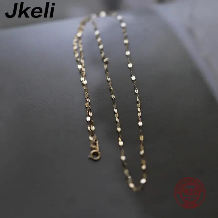 Jkeli réel 925 collier en argent femmes