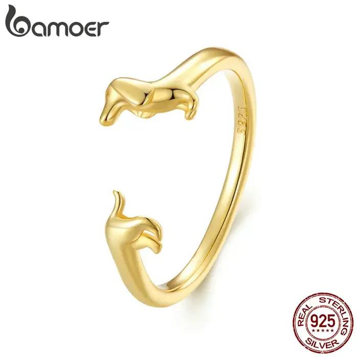 Bamoer – bague ouverte en argent Sterling 925 pur