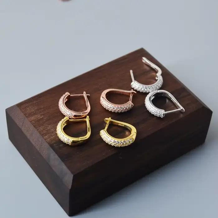 Boucles d'oreilles en argent sterling 925