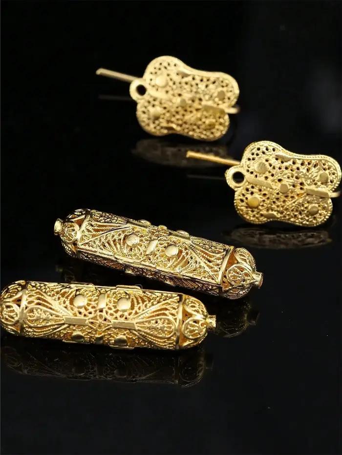 Accessoires de bijoux DIY en or vintage métal blanc pour créations personnalisées femmes occasions spéciales