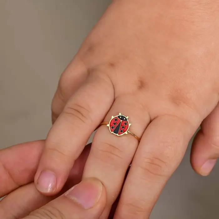 Bague Crépue Géométrique Minimaliste Plaqué Or pour Femme