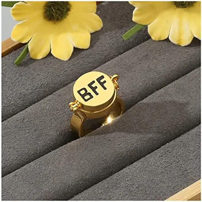Bague BFF créative et mignonne en forme d'étoile de mer