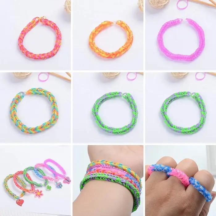 1 Kit de Recharge de Bracelets en Élastiques pour Tissage