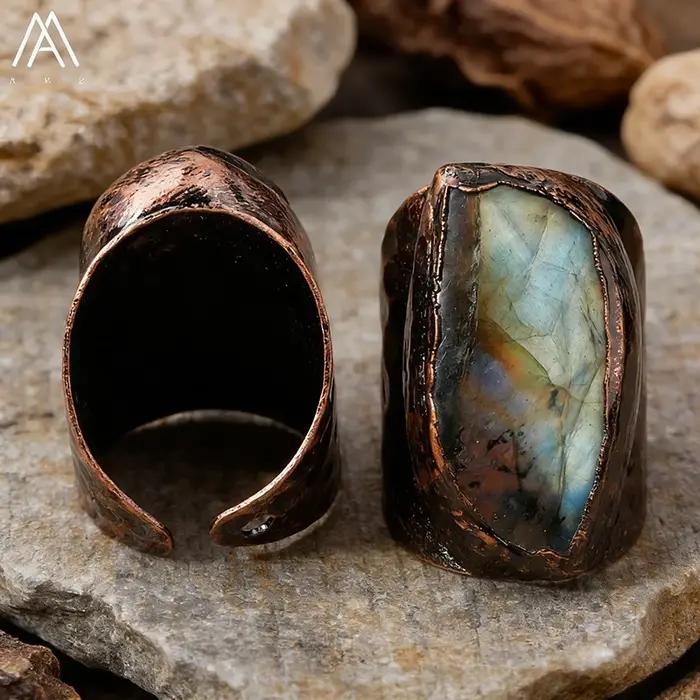 Bague en Labradorite Flash Bronze