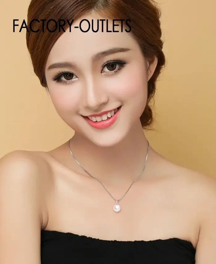 Magasins d'usine haute qualité 925 en argent Sterling blanc perle boucles d'oreilles mode boucle d'oreille accessoires pour femmes/filles bijoux cadeaux