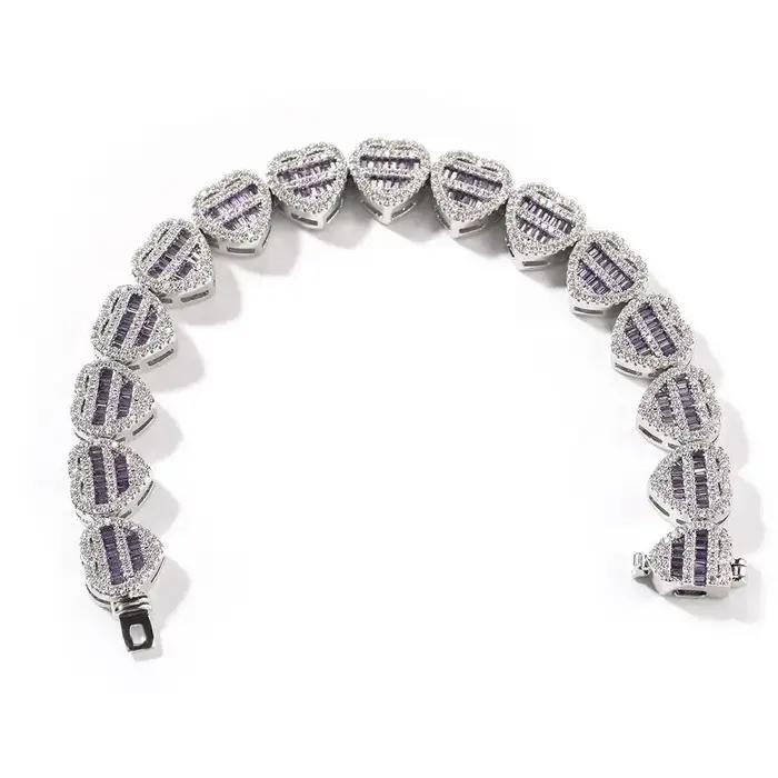 Bracelet d'amour carré en T pour hommes et femmes européens et américains