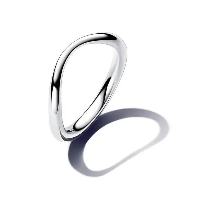 Bague en argent pur 925% design cœur entrecroisé pour femme bijou de fiançailles cadeau occasion spéciale