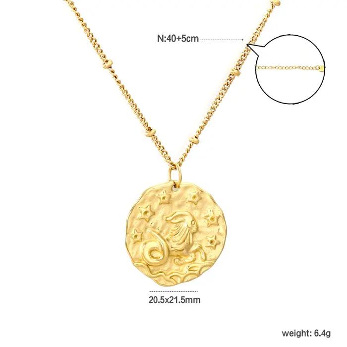 Pendentif de luxe 12 Constellations pour femmes et hommes