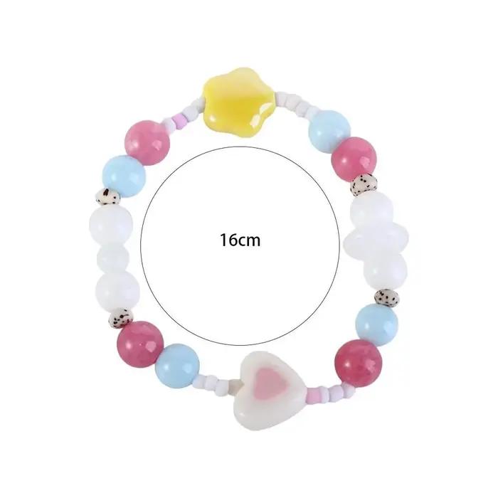 Bracelet mignon en forme de cœur et d'étoile pour femme