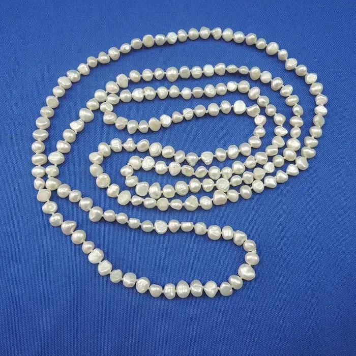 Collier Long de perles d'eau douce 100% naturelles