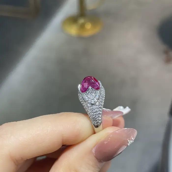 Wong Rain – bague vintage en argent sterling 100% 925