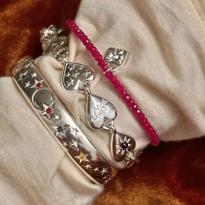 Bracelet ouvert étoile Bracelets ouverts faits à la main