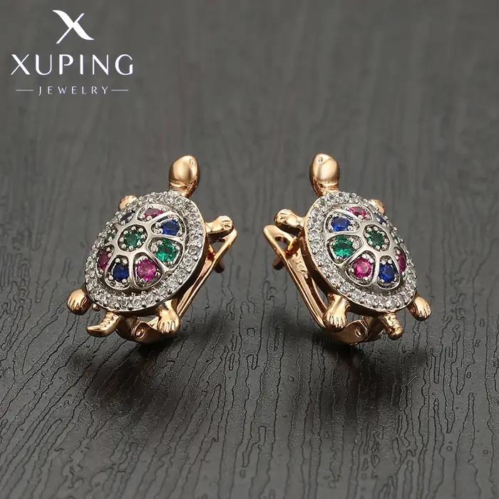 Boucles d'oreilles créoles en forme d'animal plaquées couleur or pour femmes occasions spéciales style moderne amour pour les animaux