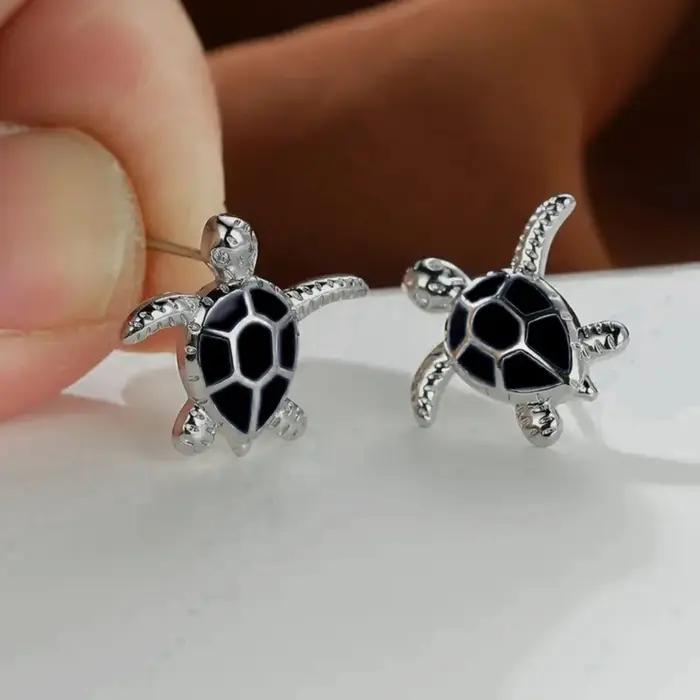 Boucles d'oreilles tortue de mer colorées et créatives pour femmes et filles bijoux originaux cadeaux pour toutes occasions