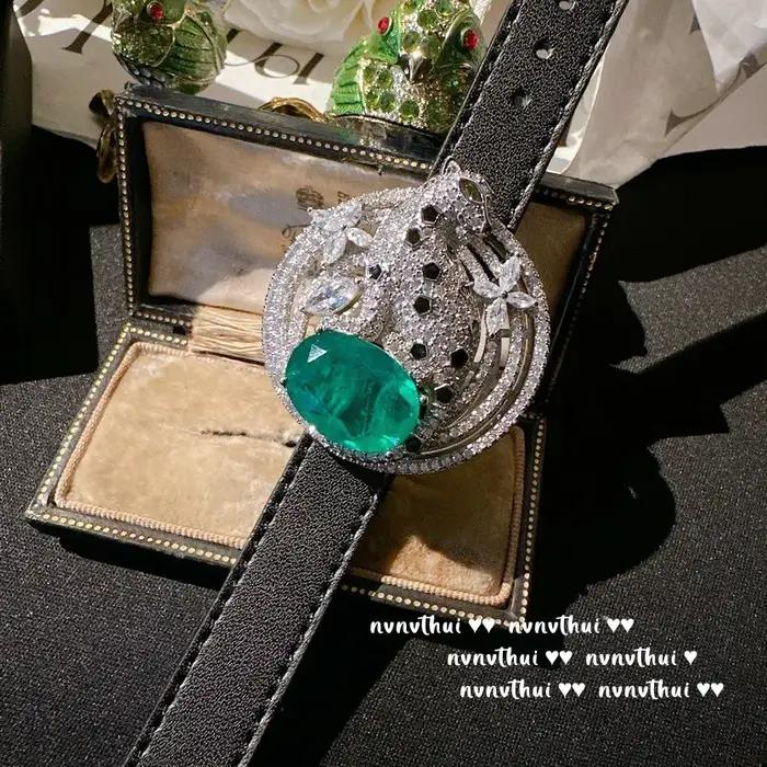 Bracelet léopard en argent S925