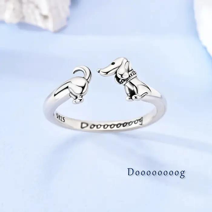 Bagues ouvertes en argent Sterling 925 pour femmes et filles