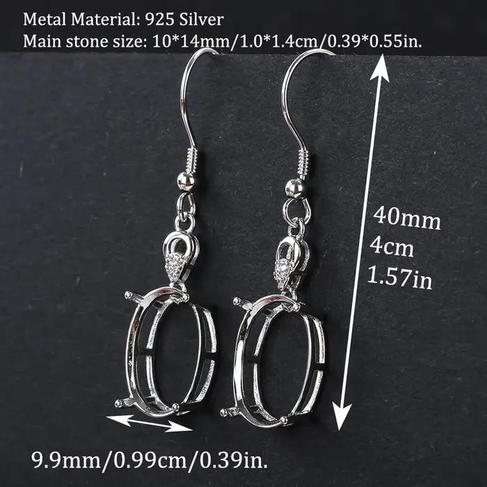 Base de boucle d'oreille narpour femme