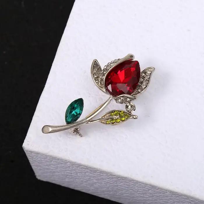 Belle Collection de broches à fleurs de roses pour femmes, épingle à fleurs élégante, Design d'été,