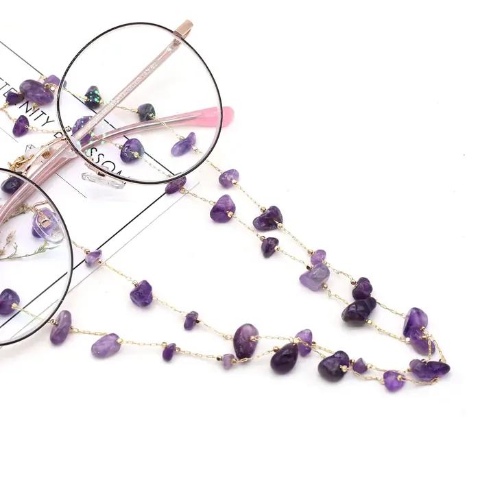 Charmant bijoux accessoires bouteille de parfum gravier chaîne en métal