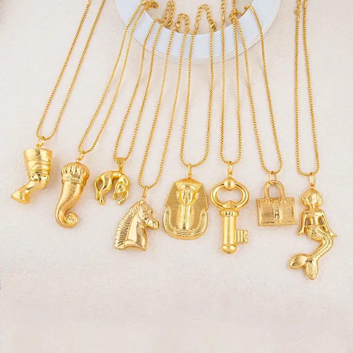 Collier pendentif avec chaîne