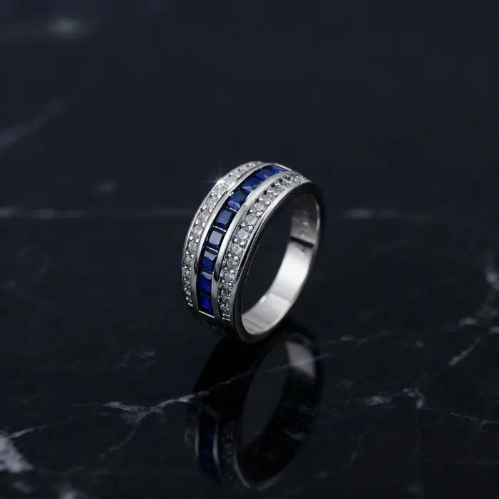 Bague en argent Style princesse S925 pour femmes