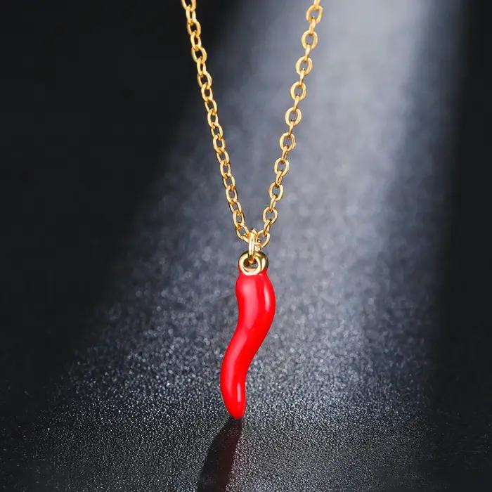 Collier pendentif Lucky Italy Cornicello