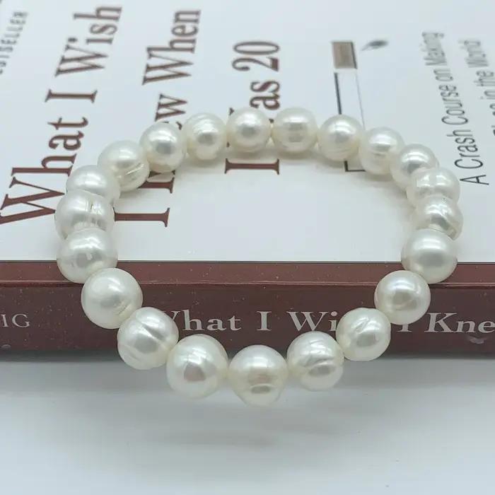 Bracelet de perles d'eau douce naturelles pour femmes