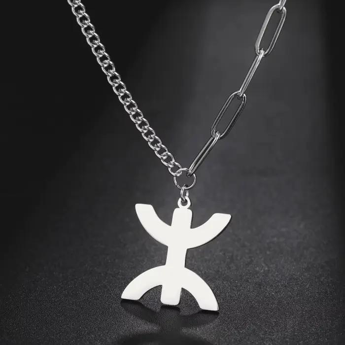 LIKGREAT – collier avec lettres amazigh africaines pour femmes