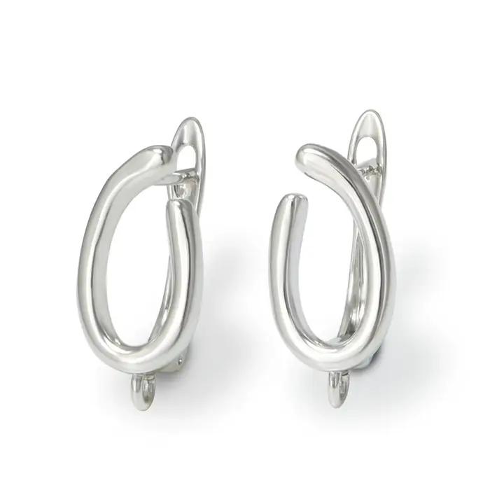 YANASI 1 paire de NOUVEAUX crochets de boucles d'oreilles en 5 couleurs (noir/plaqué or 18 carats) –