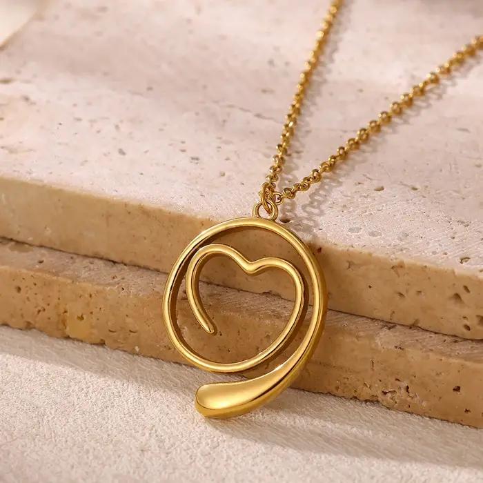 Collier en forme de cœur infini pour femmes