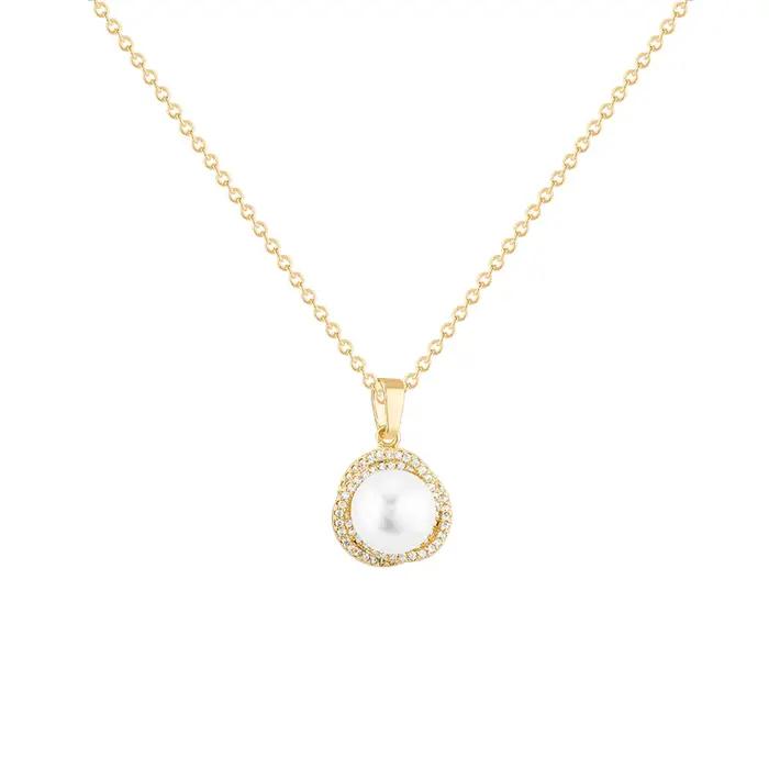 Design Sense – collier court en forme de nid d'oiseau pour femme