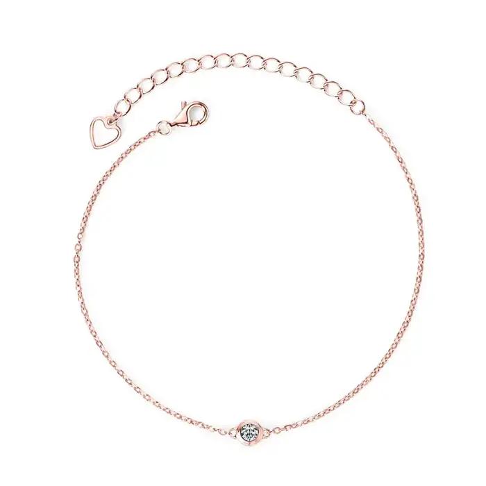 Lnngy-Bracelet Moissanite en Argent Sterling 925 pour Femme