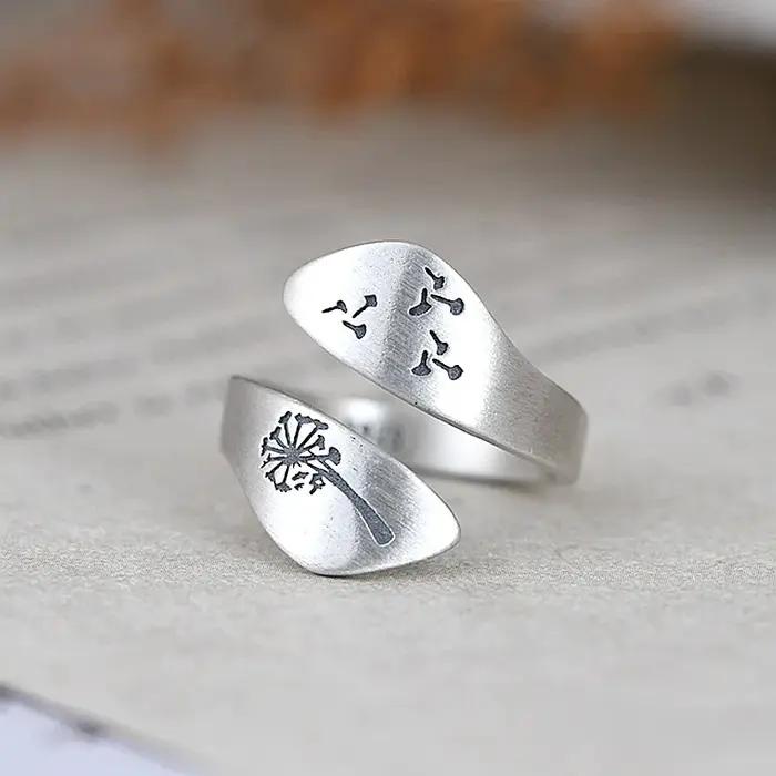 Buyee-Bague Ouverte en Argent Sterling 925 pour Homme et Femme
