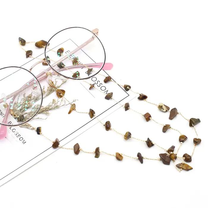Charmant bijoux accessoires bouteille de parfum gravier chaîne en métal