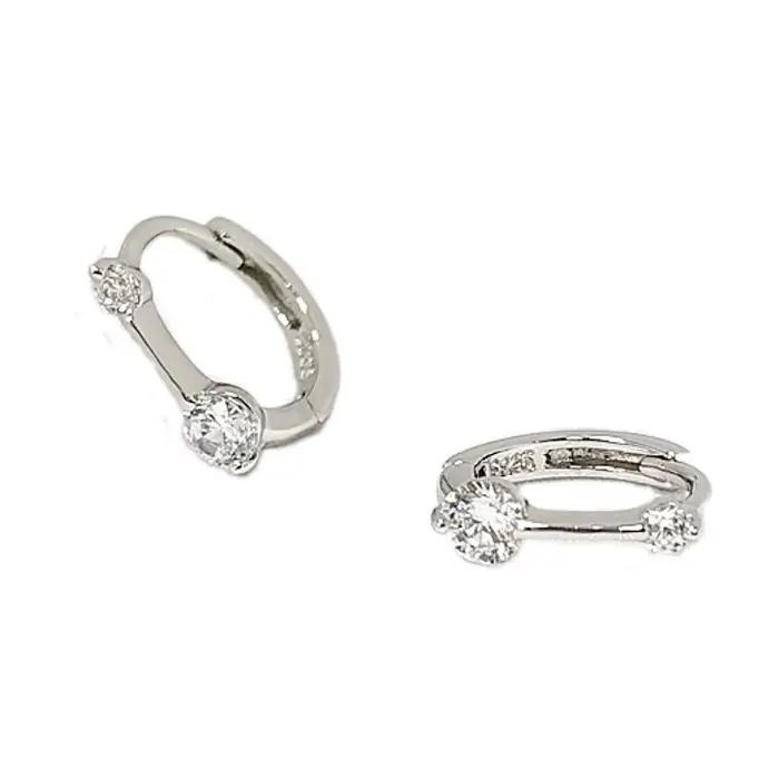 Boucles d'oreilles en argent Sterling 925, exquise, Petite, Simple, Style Unique, élégant, à la mode, léger, luxueux, accessoires d'oreille pour femmes