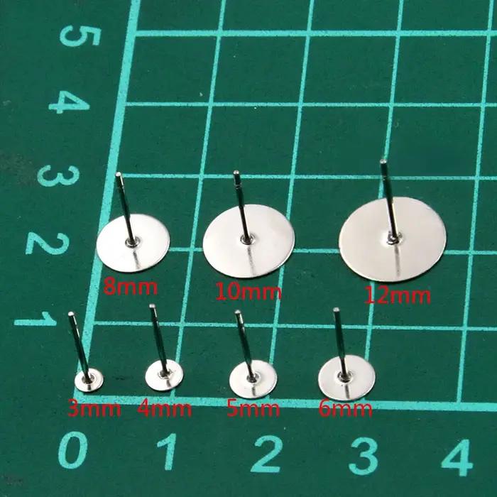 Clous de boucles d'oreilles en acier inoxydable variés pour création de bijoux DIY 100 pièces pour artisanat et bijouterie occasions spéciales
