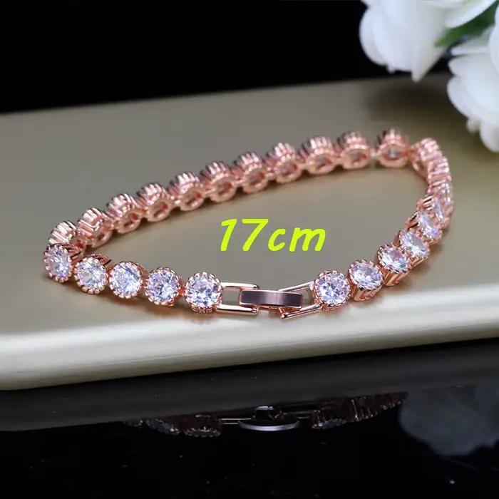Bracelets de Tennis en pierre de zircone pour femmes