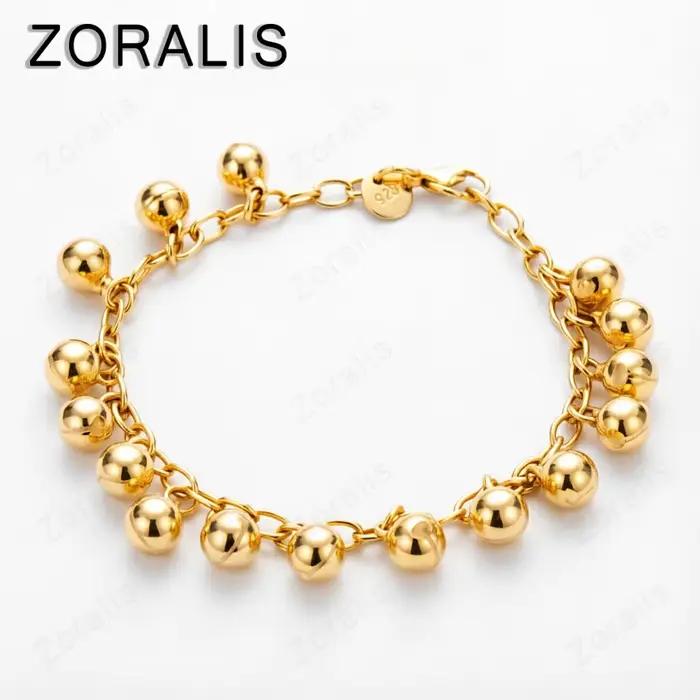 Bracelet en or 18 carats Lovely Bell élégant à offrir pour femme pour soirées et occasions spéciales