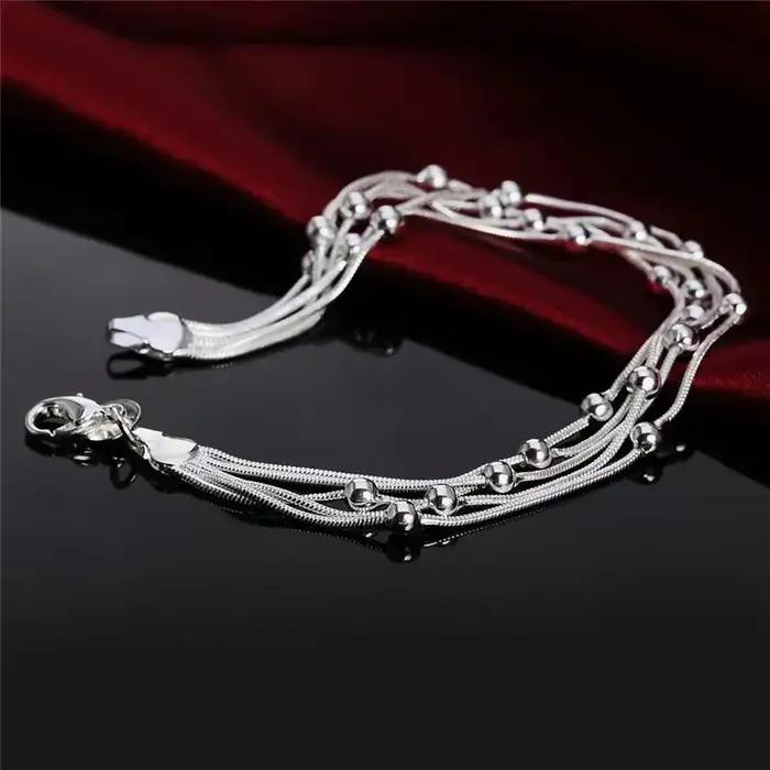 Bracelet en argent Sterling 925 de haute qualité