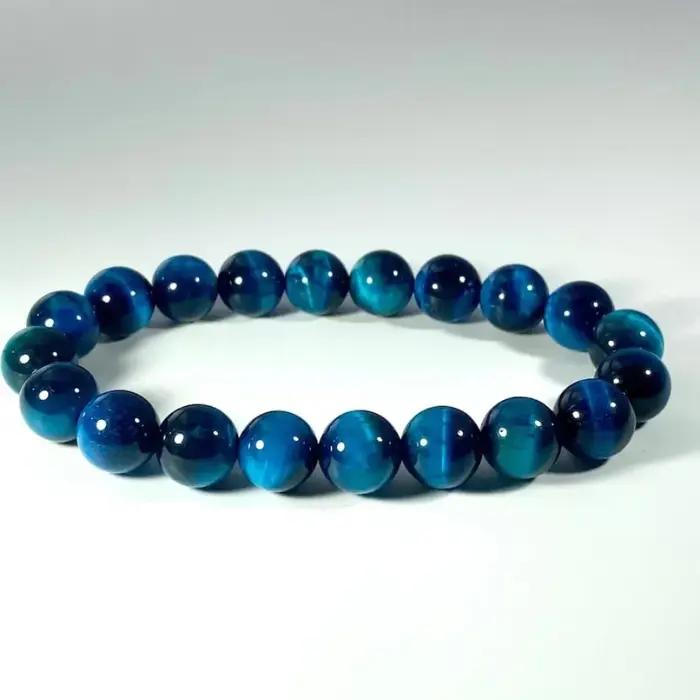 Bracelet yeux de tigre 100% naturel véritable pour hommes et femmes