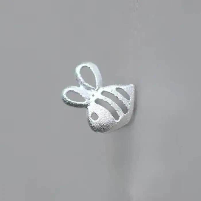 Boucles d'oreilles abeille en argent Sterling 925