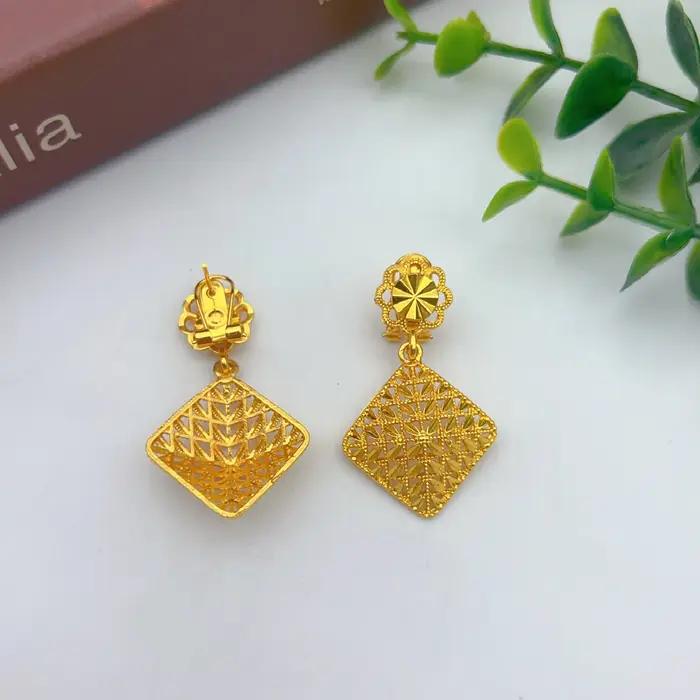 Ensemble de bijoux plaqué or 24 carats du Nigeria pour femmes
