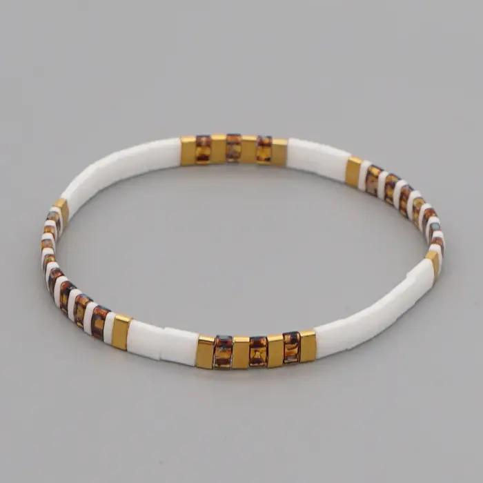 Go2boho Miyuki Bracelets pour femme bijoux perles à la mode bijoux japonais Tila perle plage Pulsera