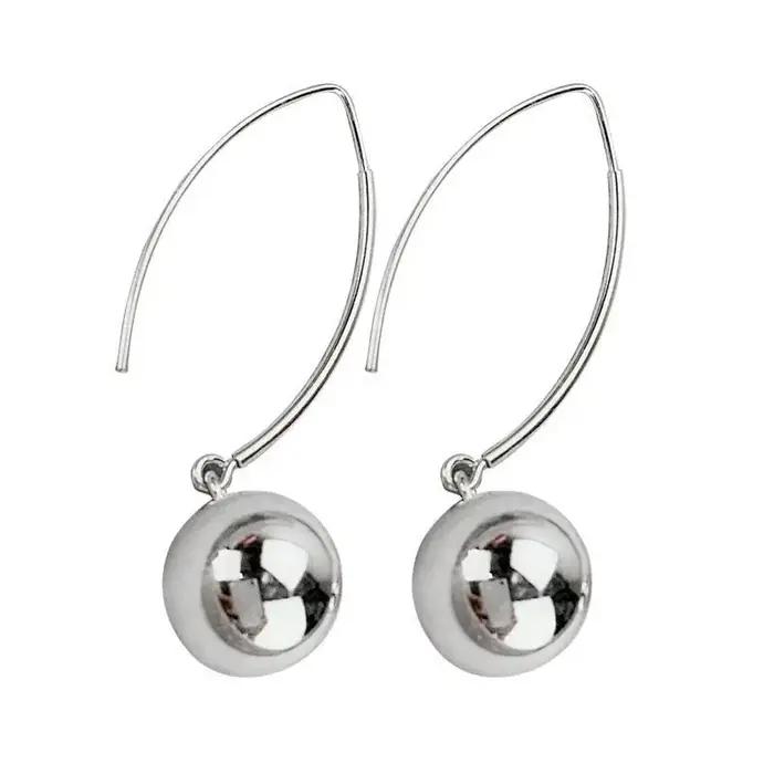 XIYANIKE été élégant boule longue goutte boucles d'oreilles pour femmes fille nouvelle mode bijoux