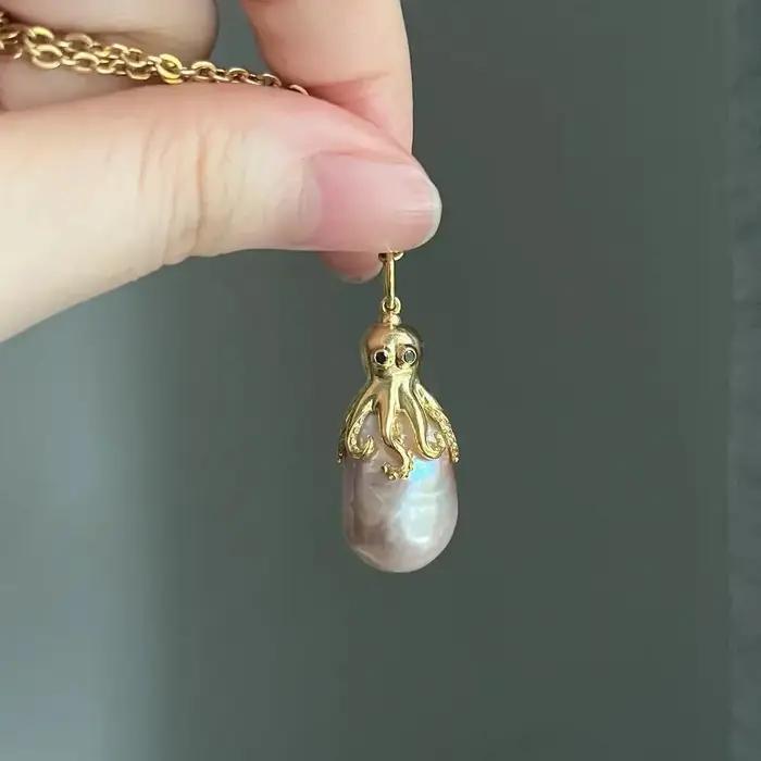 Collier baroque Octopus pour femmes